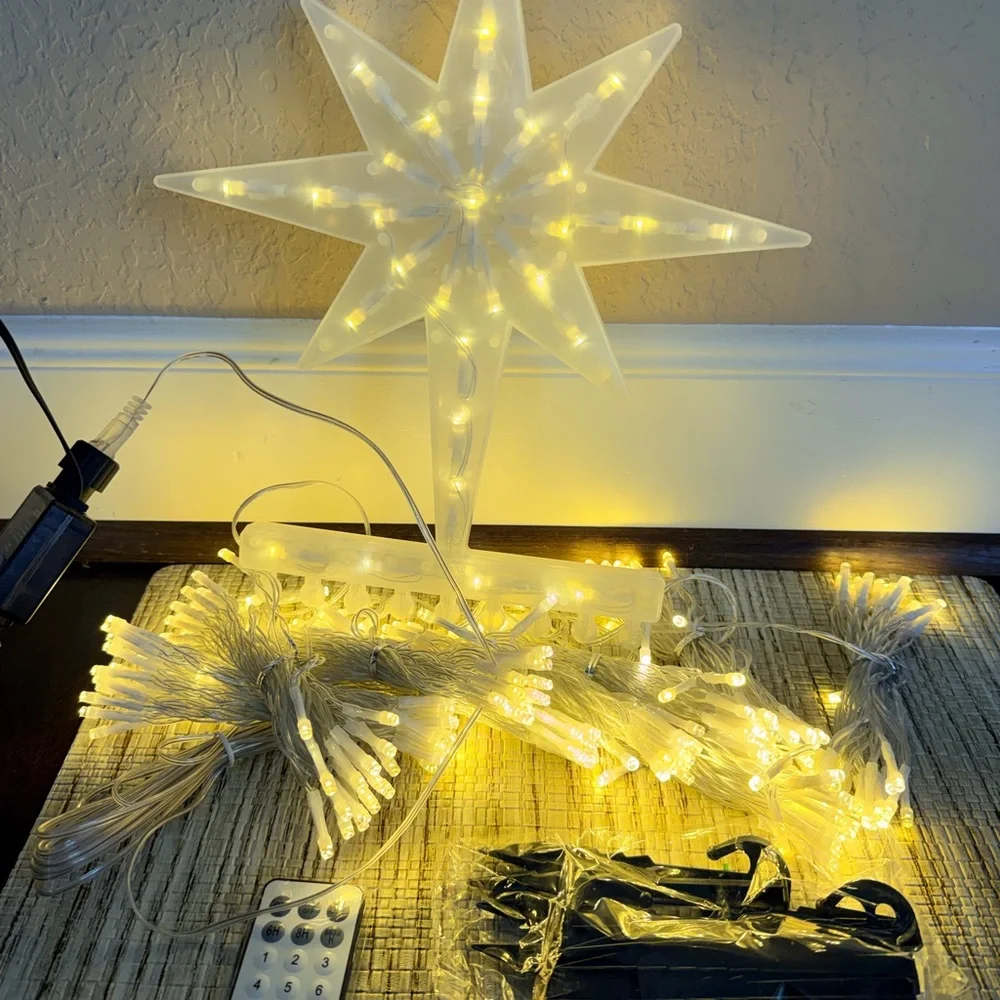 Multicolor LED Star Light Decoration with Remote Control